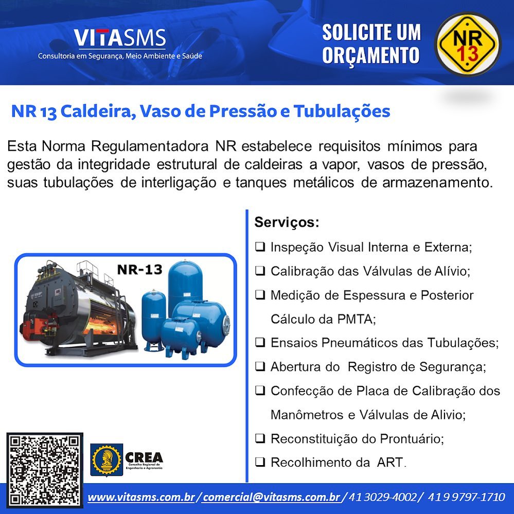 Inspecao NR-13 para Caldeiras — imagem 1